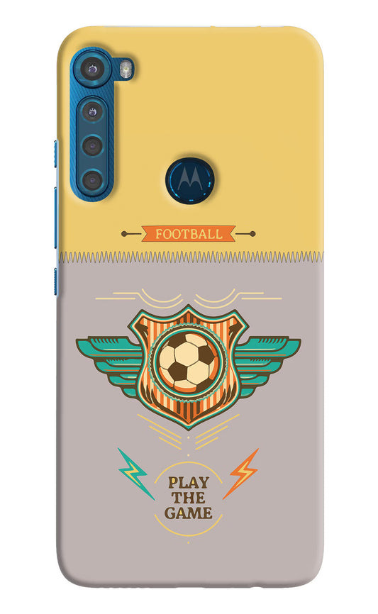 Football Motorola One Fusion Plus Hard Case Back Cover by Casekaro