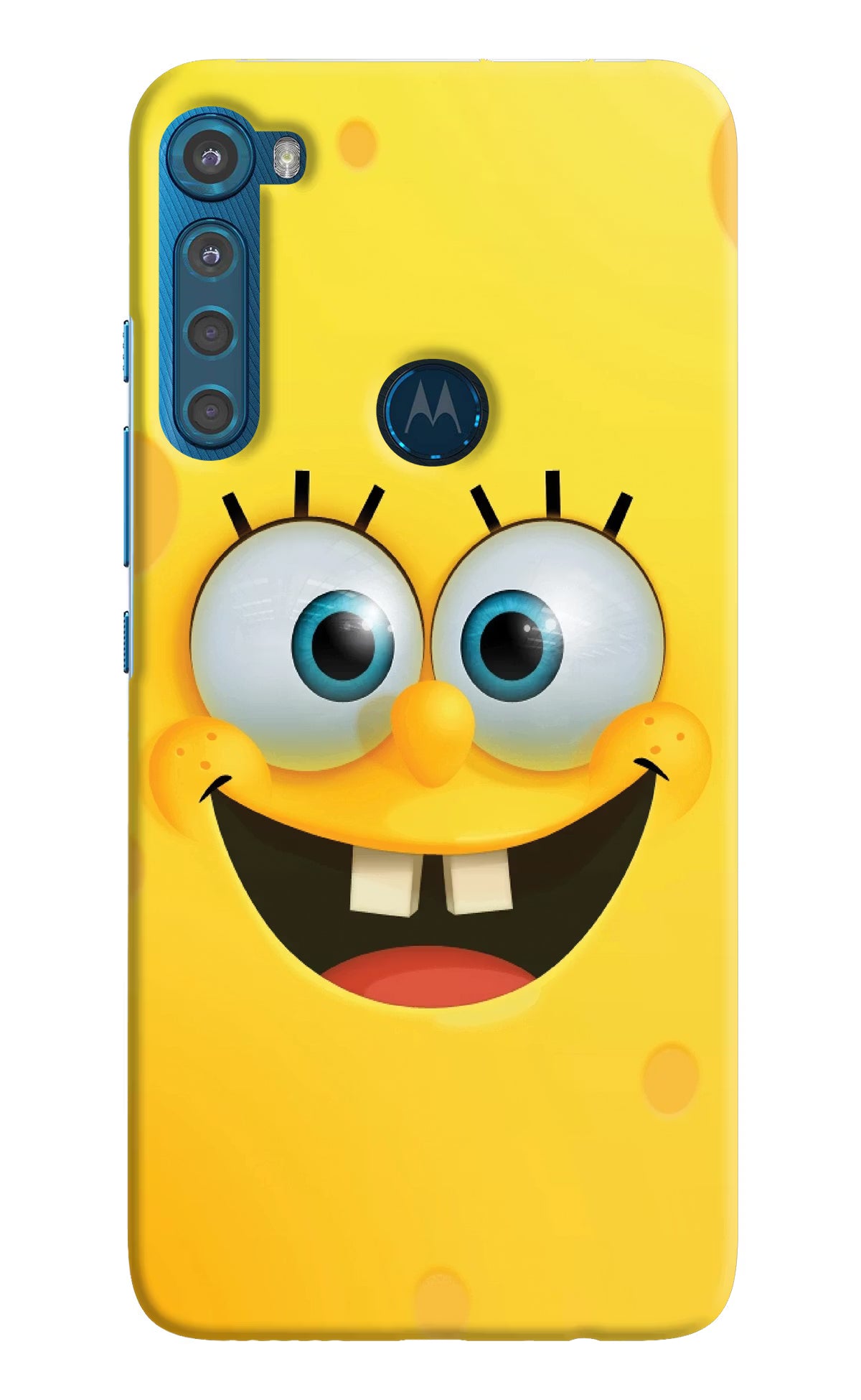 Sponge 1 Motorola One Fusion Plus Hard Case Back Cover by Casekaro
