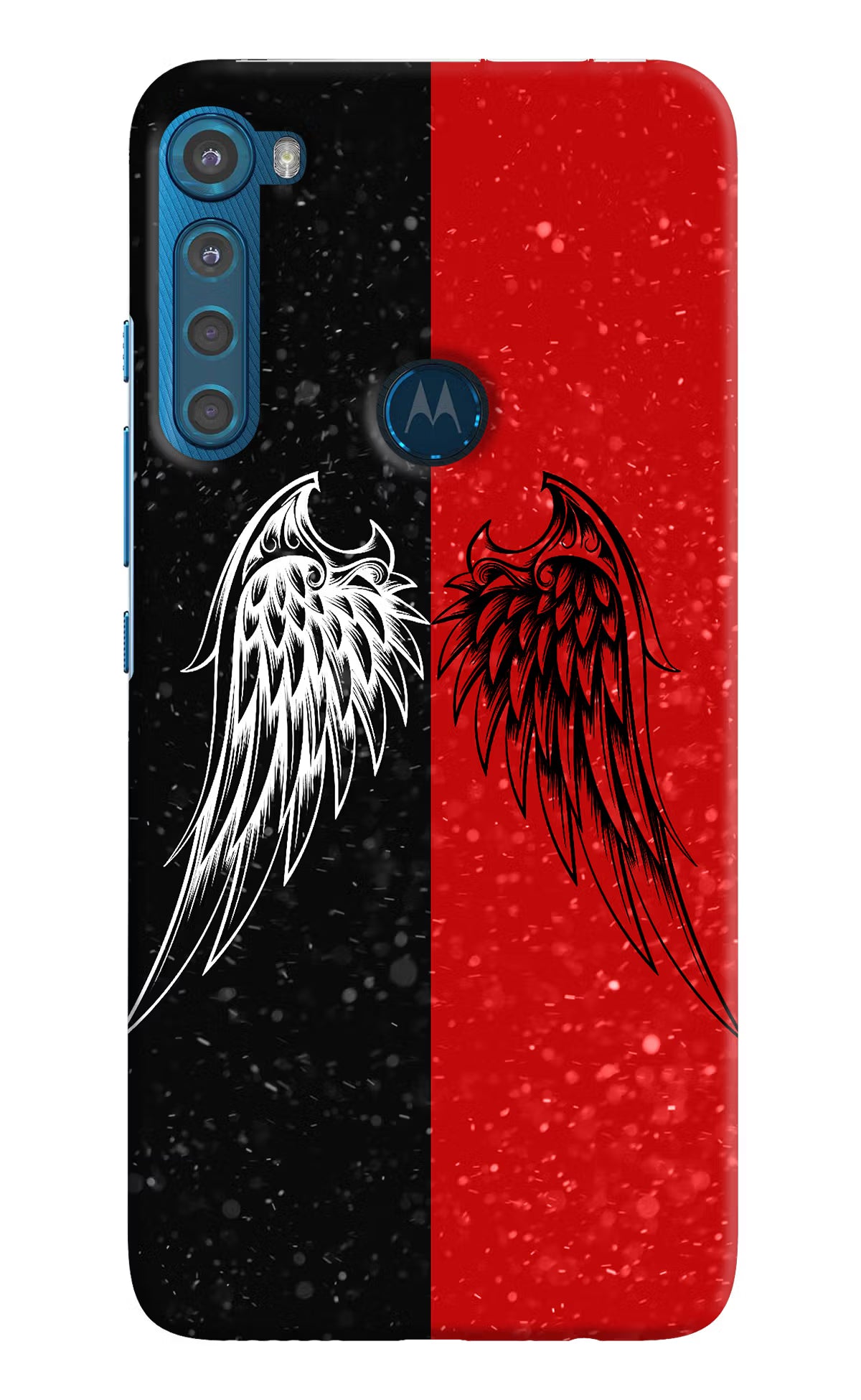 Wings Motorola One Fusion Plus Hard Case Back Cover by Casekaro