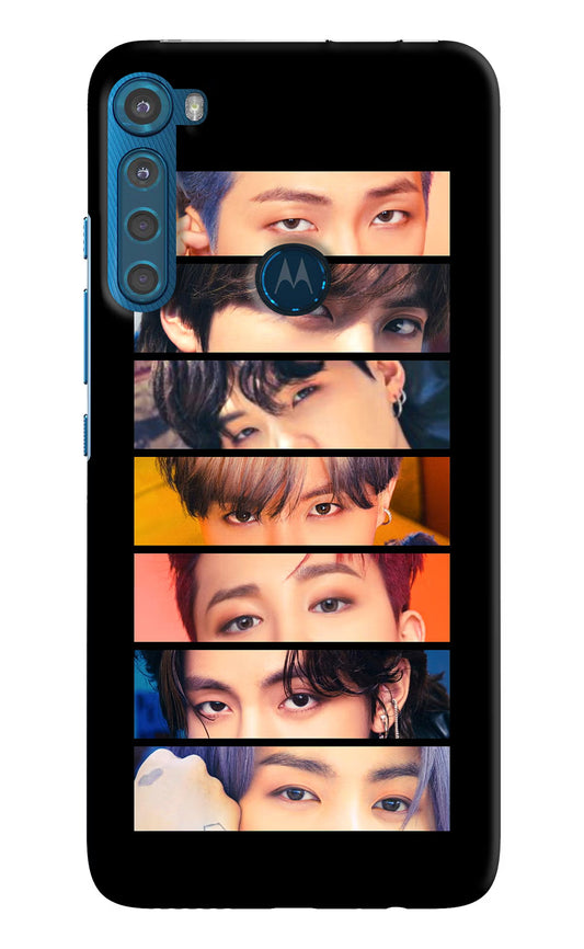 BTS Eyes Motorola One Fusion Plus Hard Case Back Cover by Casekaro