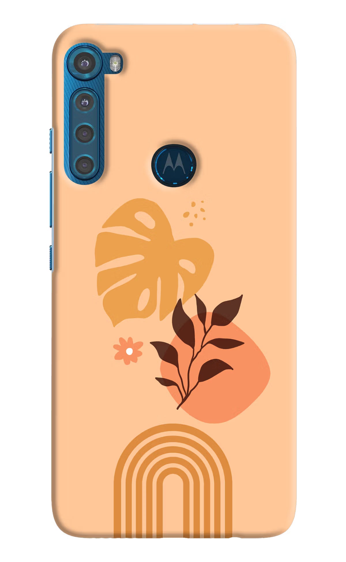 Bohemian Art Motorola One Fusion Plus Hard Case Back Cover by Casekaro