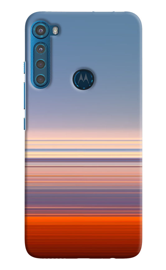 Morning Colors Motorola One Fusion Plus Hard Case Back Cover by Casekaro