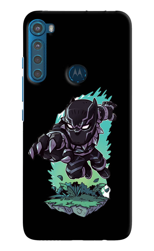 Black Panther Motorola One Fusion Plus Hard Case Back Cover by Casekaro