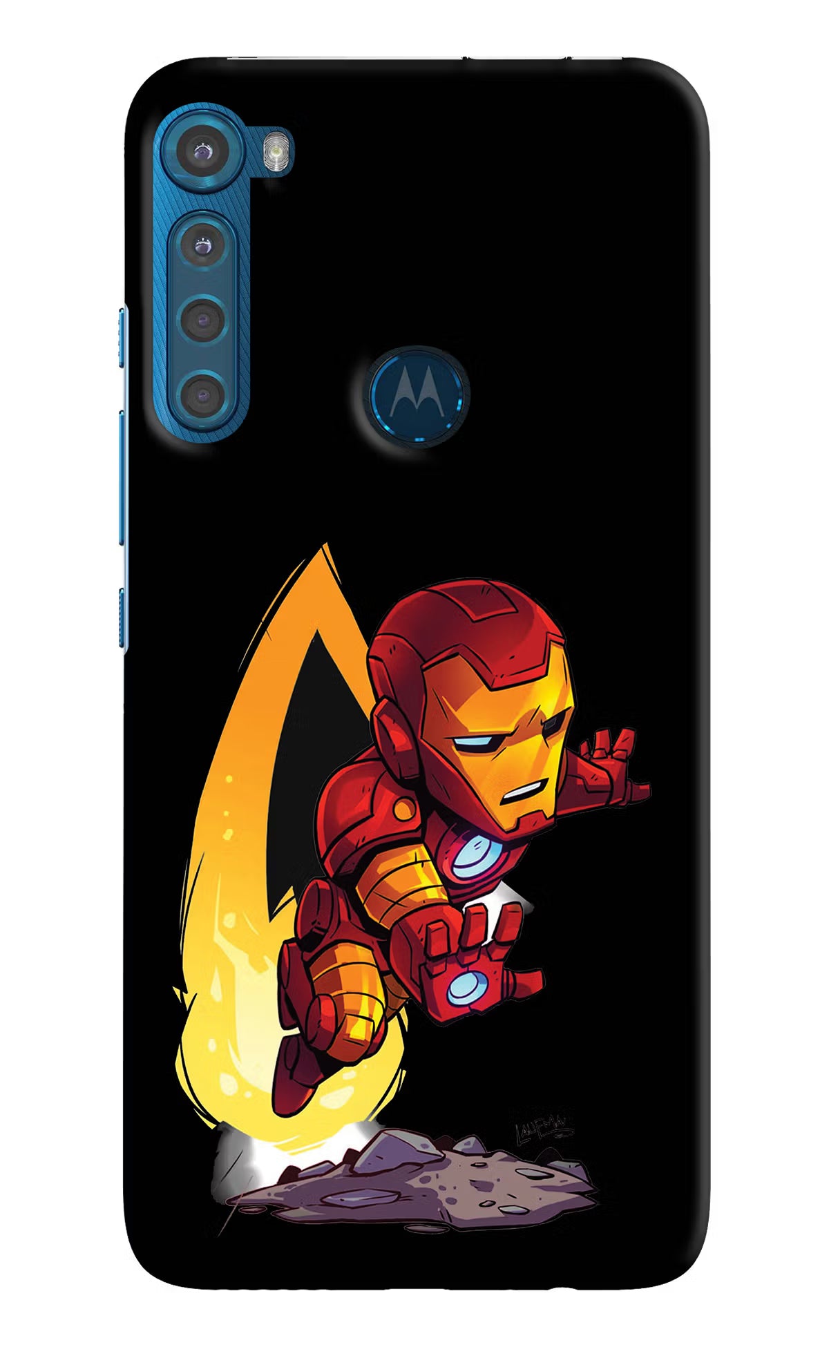 IronMan Motorola One Fusion Plus Hard Case Back Cover by Casekaro