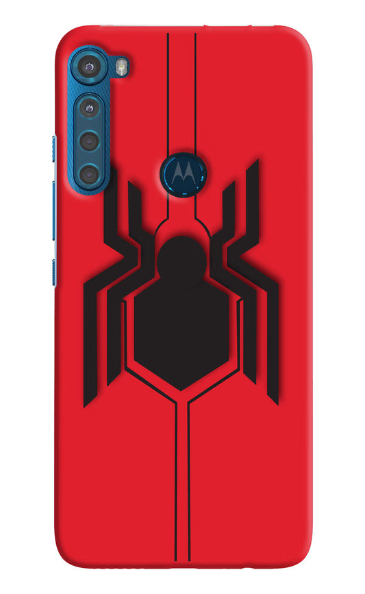 Spider Motorola One Fusion Plus Hard Case Back Cover by Casekaro