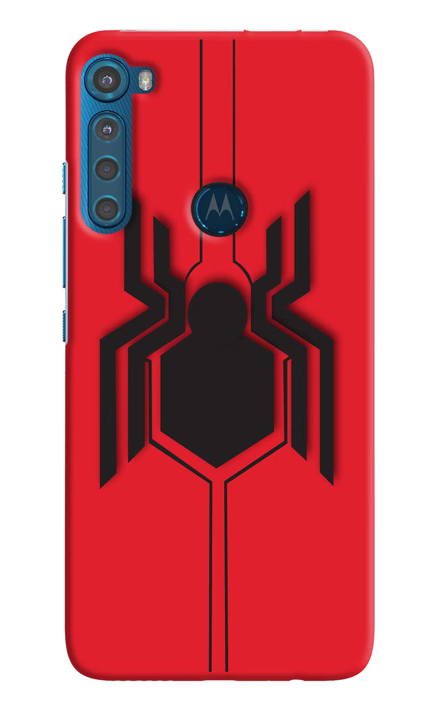 Spider Motorola One Fusion Plus Back Cover, Hard case