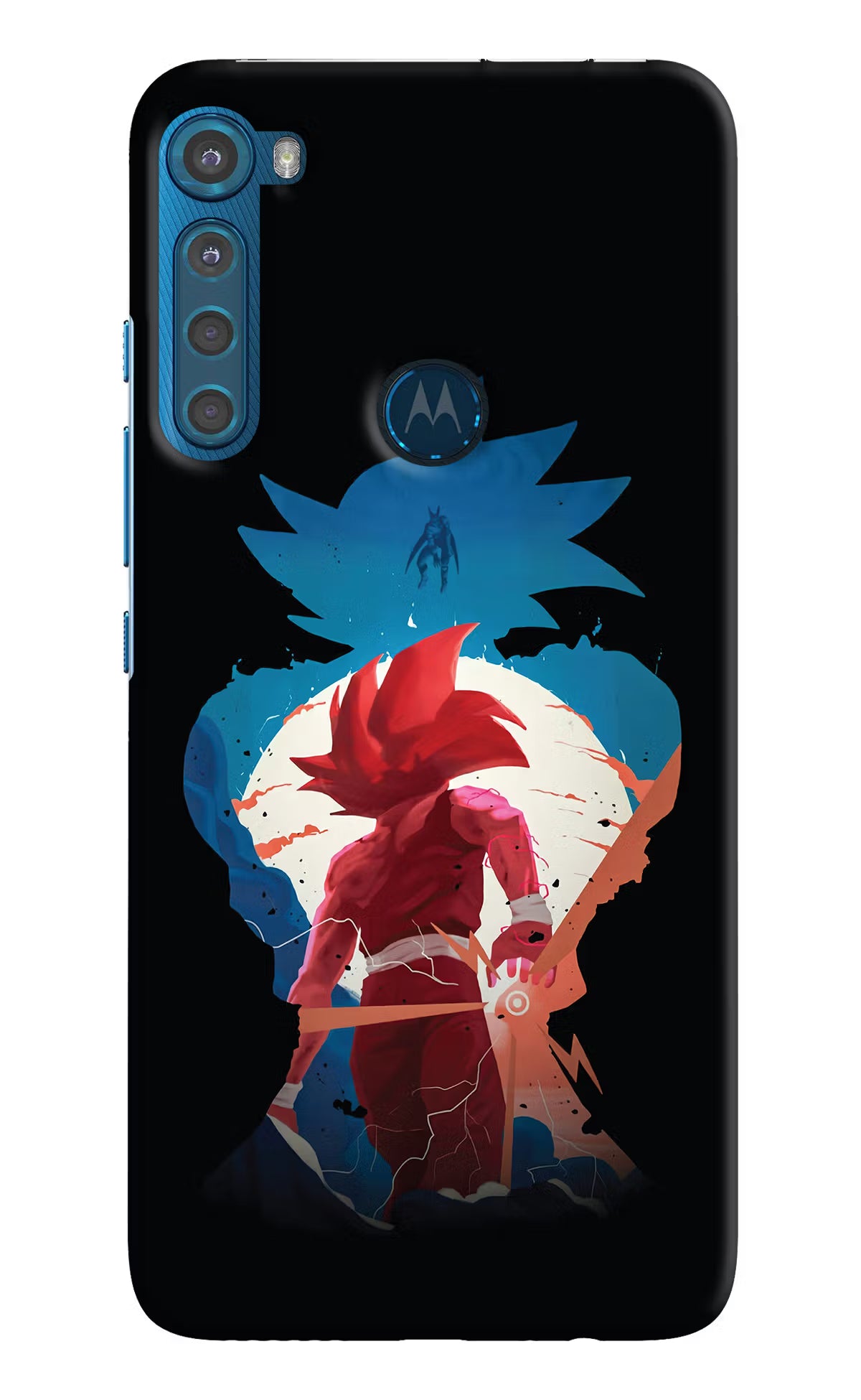 Goku Motorola One Fusion Plus Hard Case Back Cover by Casekaro