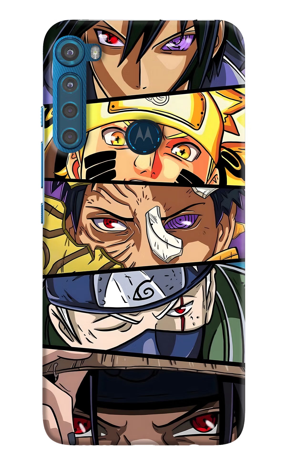 Naruto Character Motorola One Fusion Plus Hard Case Back Cover by Casekaro