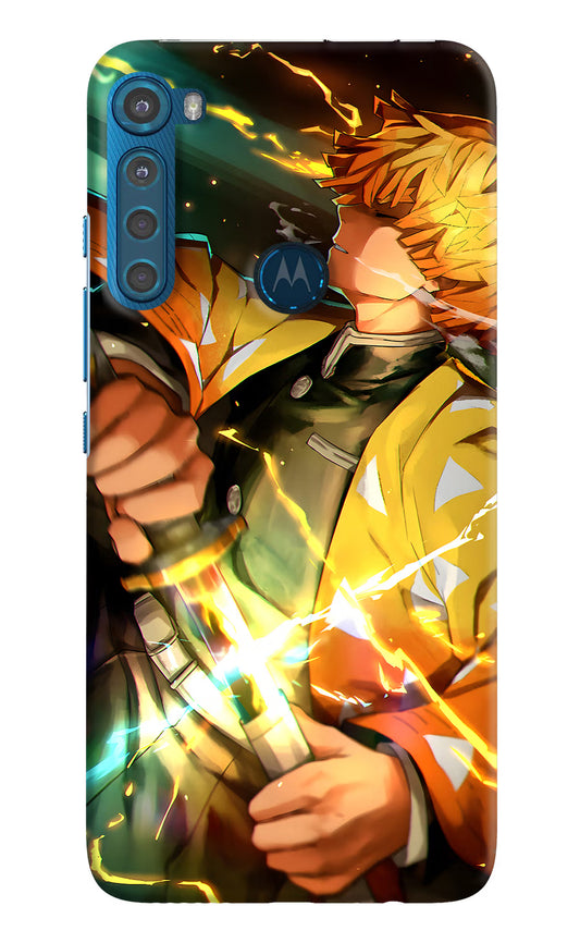 Demon Slayer Motorola One Fusion Plus Hard Case Back Cover by Casekaro