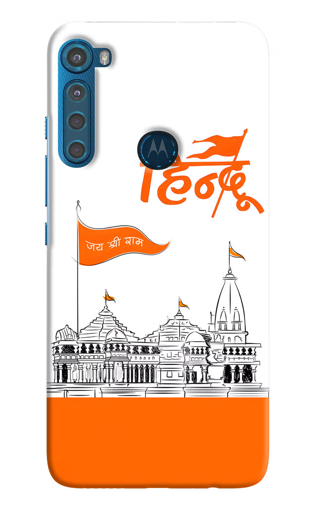 Jai Shree Ram Hindu Motorola One Fusion Plus Hard Case Back Cover by Casekaro