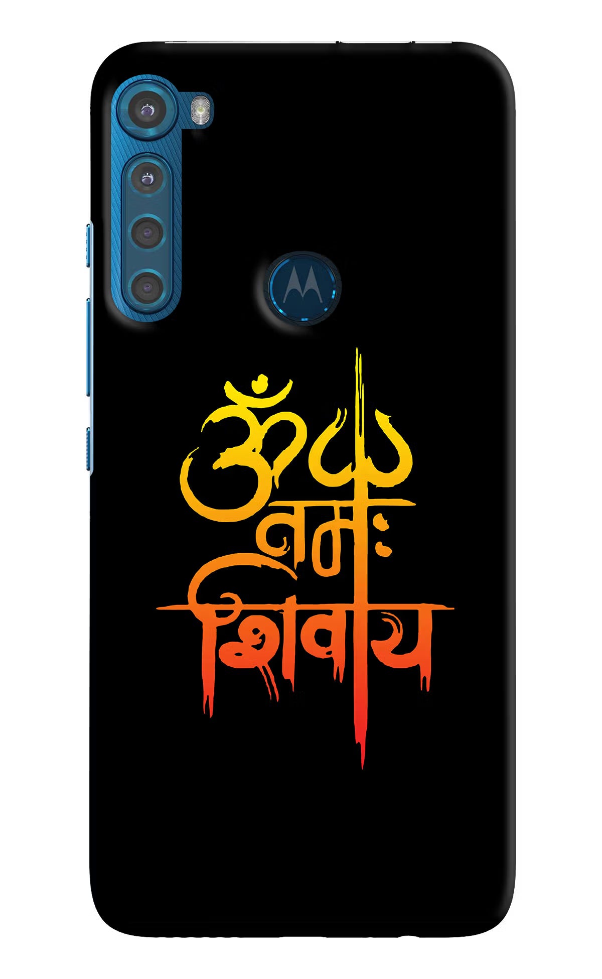 Om Namah Shivay Motorola One Fusion Plus Hard Case Back Cover by Casekaro