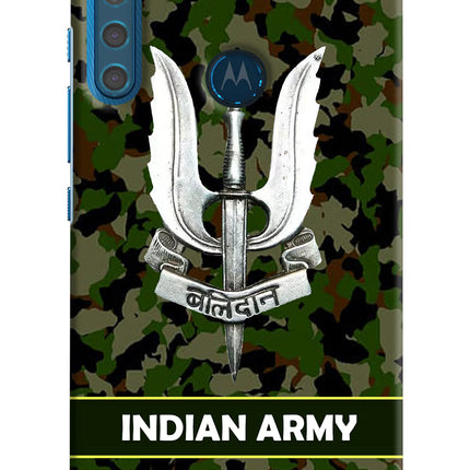 Balidan Indian Logo Motorola One Fusion Plus Hard Case Back Cover by Casekaro