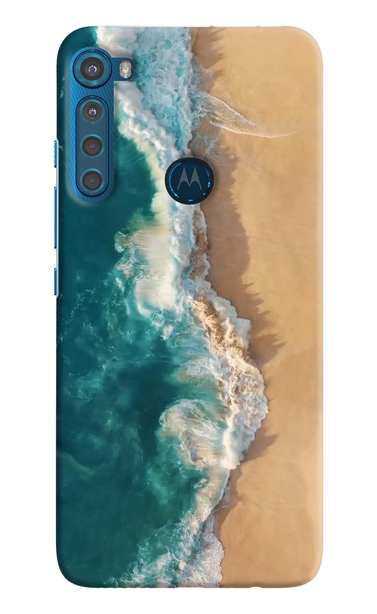 Ocean Beach Motorola One Fusion Plus Back Cover