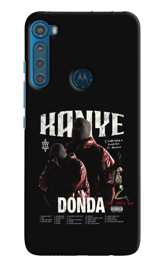 Donda Kanye West Motorola One Fusion Plus Hard Case Back Cover by Casekaro