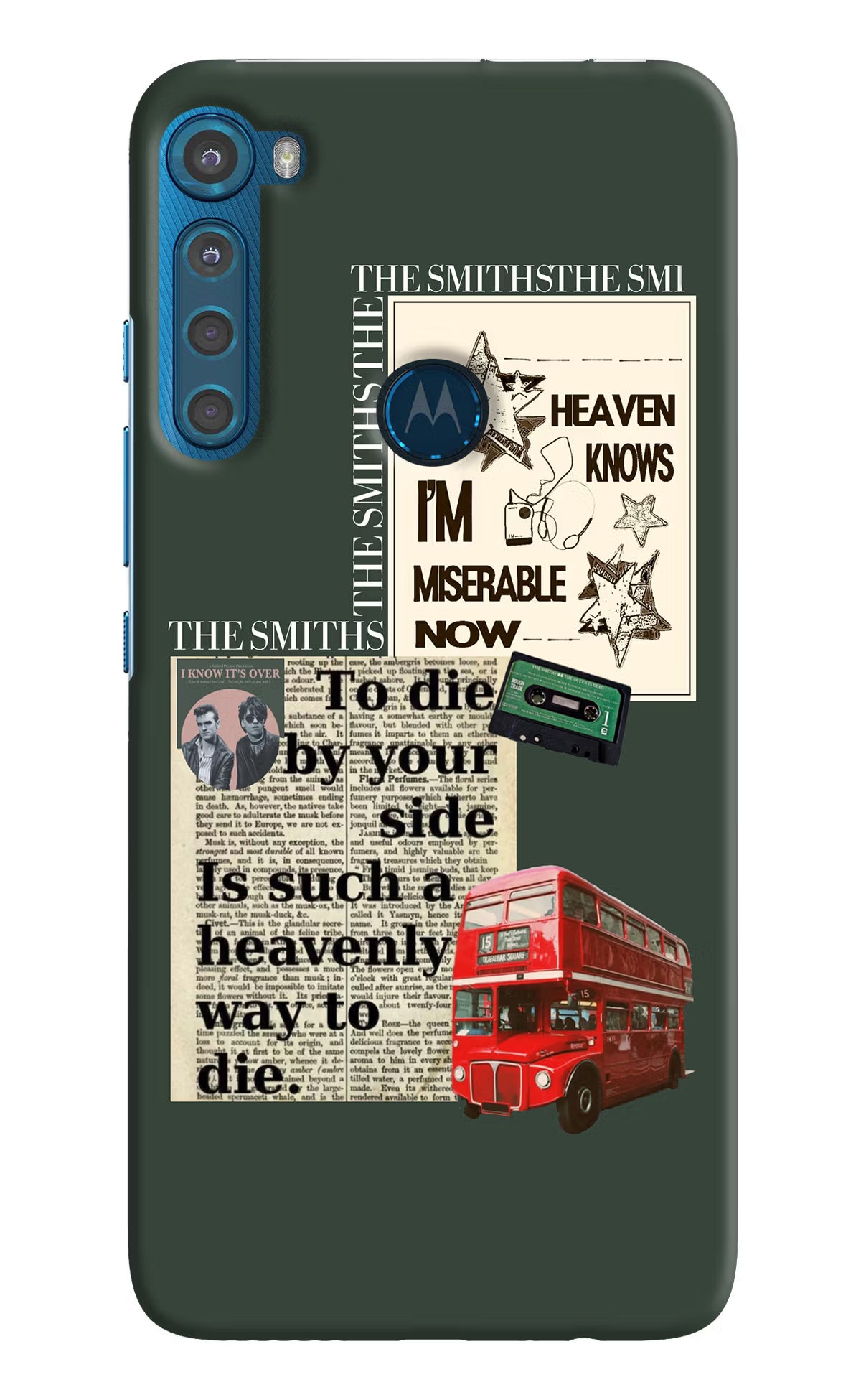 The Smiths Motorola One Fusion Plus Hard Case Back Cover by Casekaro