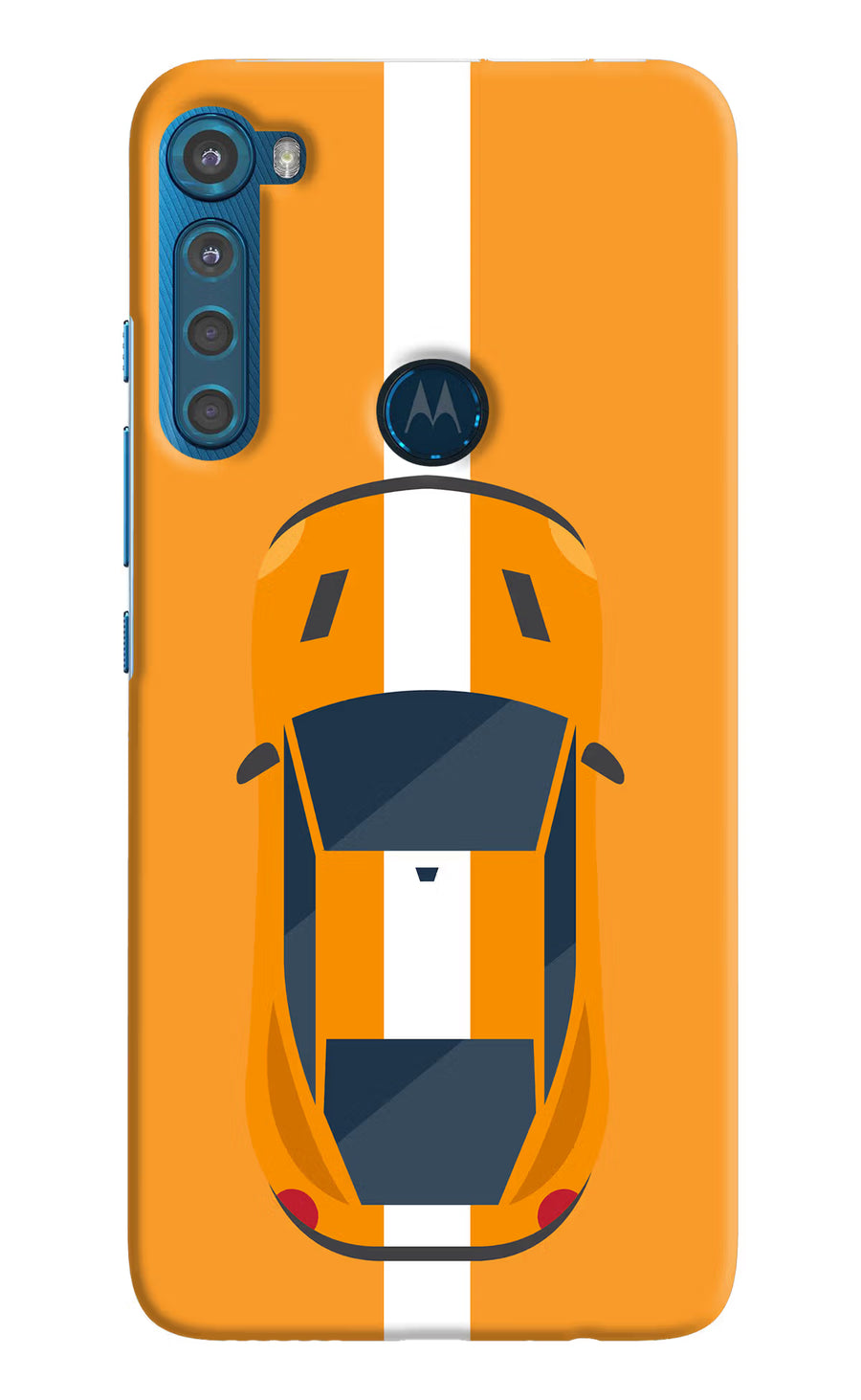 Highway Pursuit Motorola One Fusion Plus Back Cover, Hard case