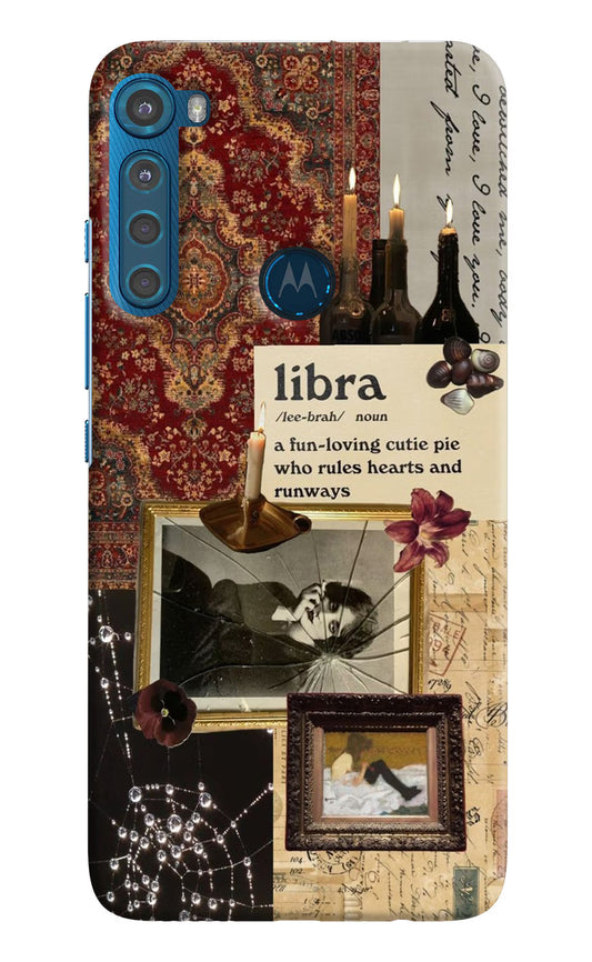 Libra Zodiac Motorola One Fusion Plus Hard Case Back Cover by Casekaro