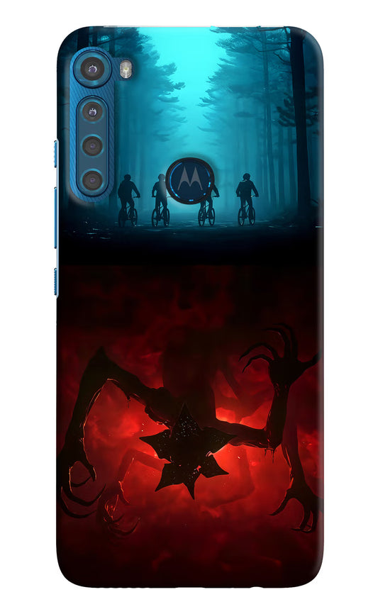 Ordinary Things Downside Up Motorola One Fusion Plus Hard Case Back Cover by Casekaro