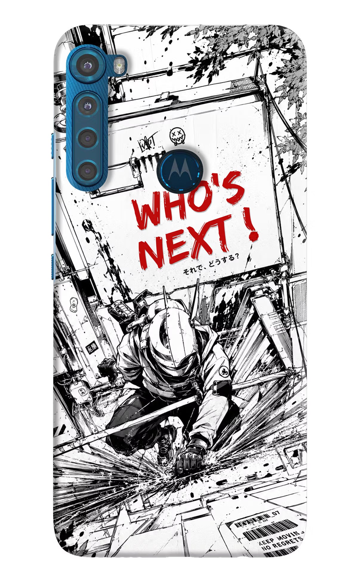 Who's Next Motorola One Fusion Plus Hard Case Back Cover by Casekaro