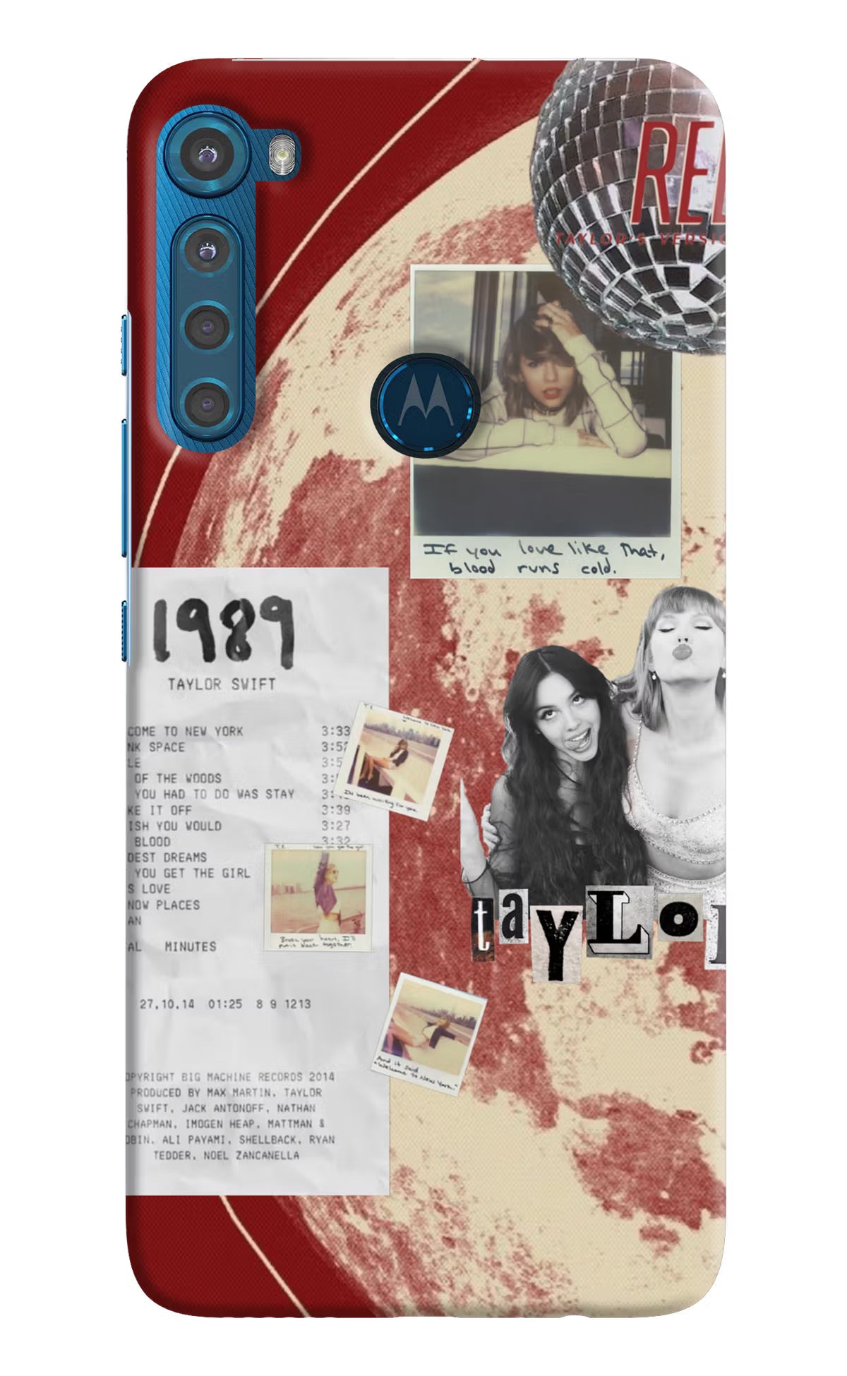 Taylor Swift Motorola One Fusion Plus Back Cover