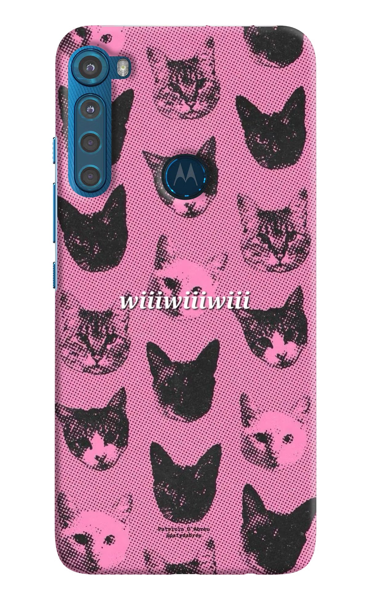 Pink Cats Motorola One Fusion Plus Back Cover