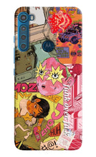 Funkover Motorola One Fusion Plus Hard Case Back Cover by Casekaro