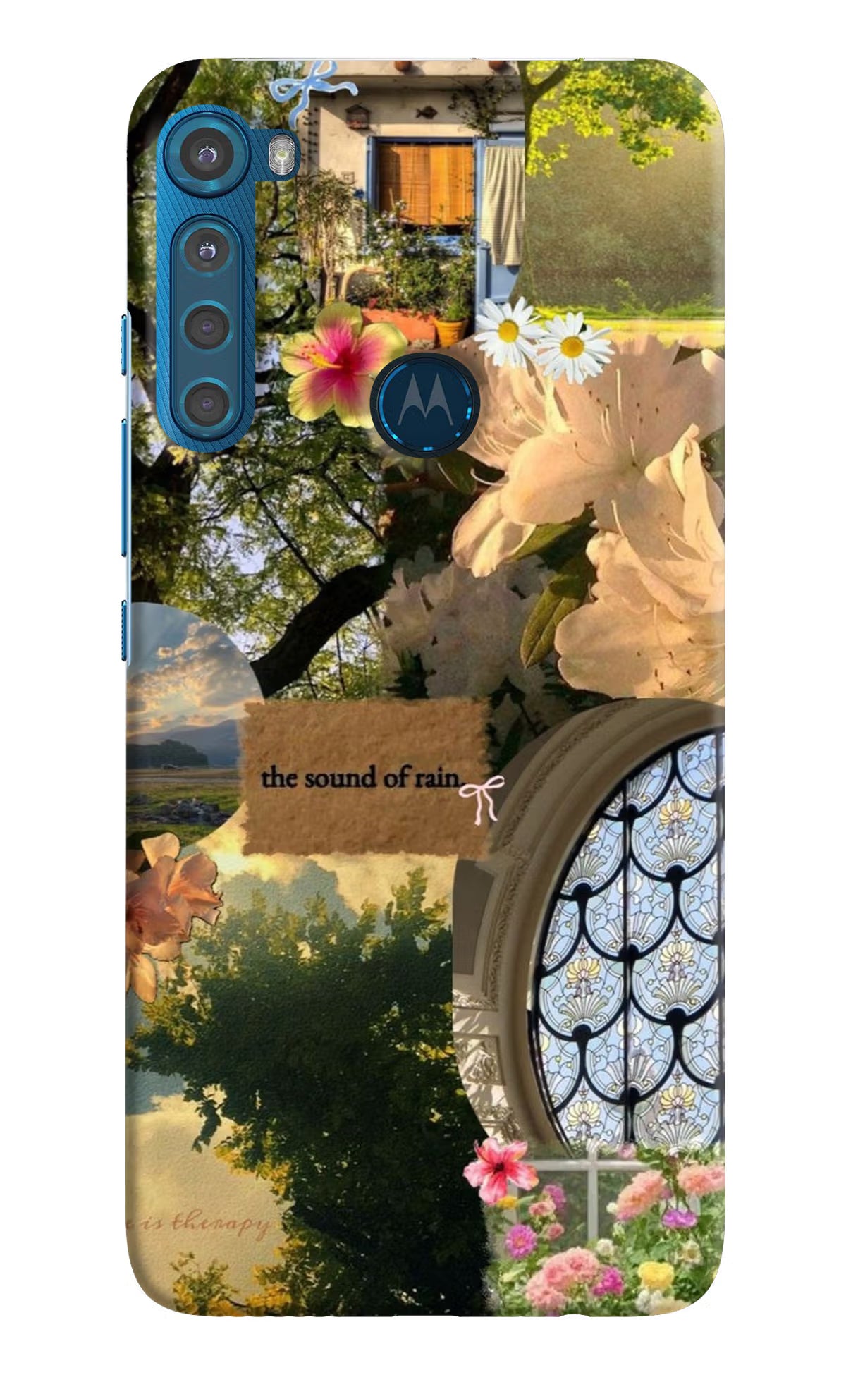 Rain Motorola One Fusion Plus Back Cover