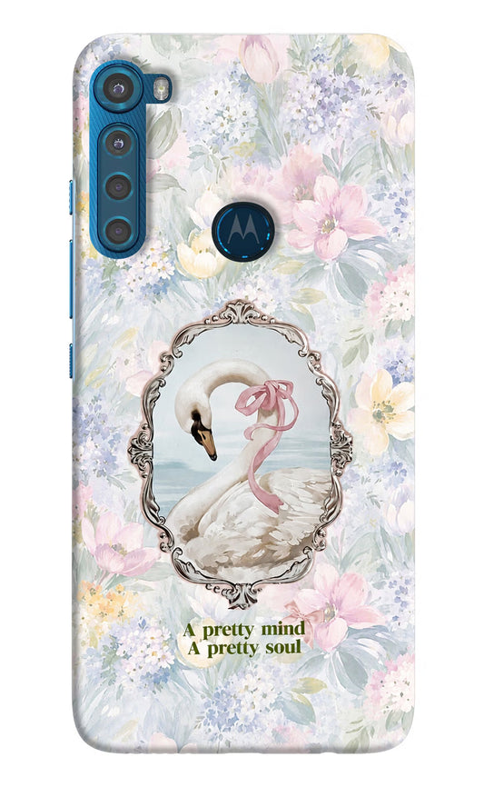 Pretty Mind Pretty Soul Motorola One Fusion Plus Back Cover