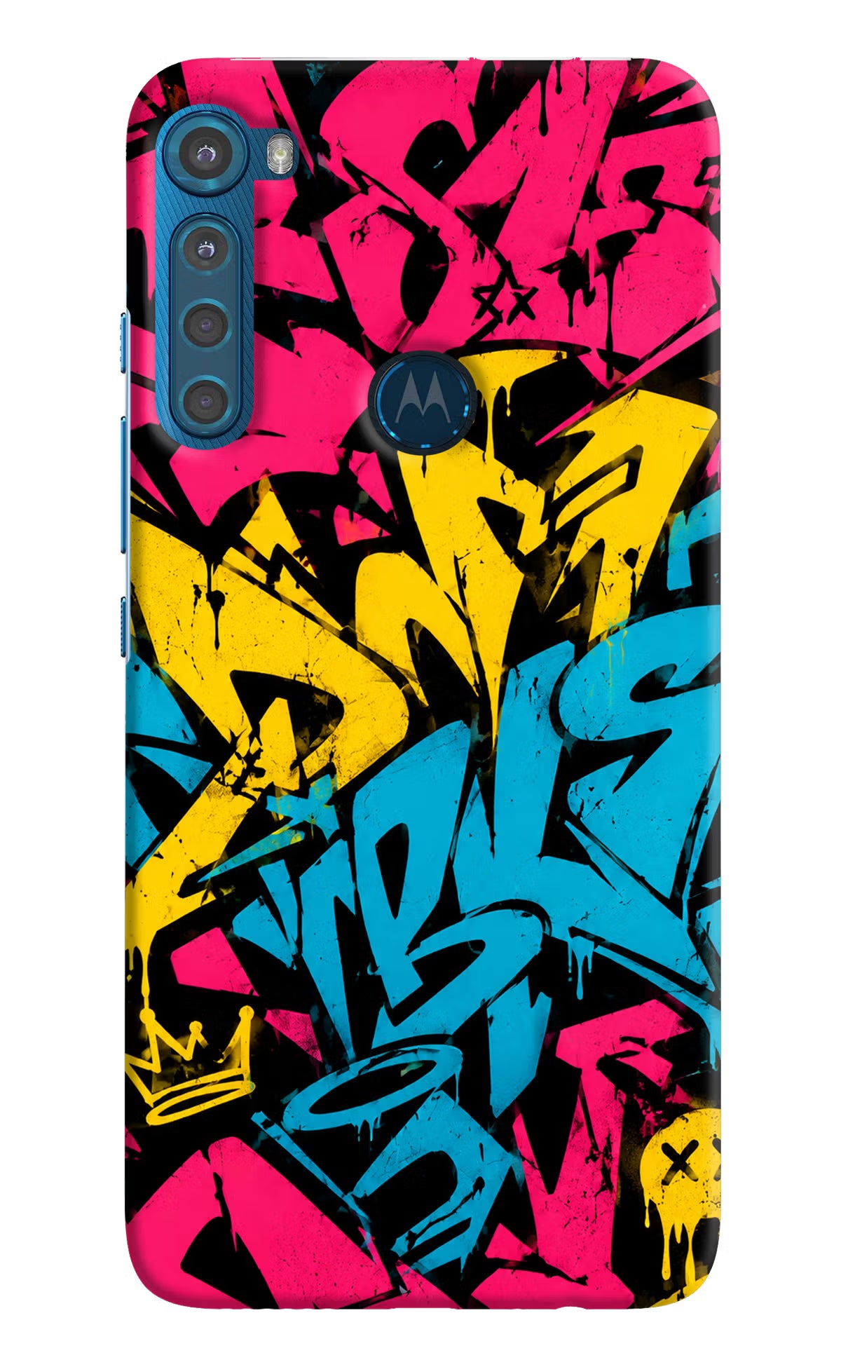 Graffiti Vibe Motorola One Fusion Plus Back Cover
