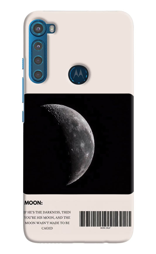 Moon Phase Motorola One Fusion Plus Hard Case Back Cover by Casekaro