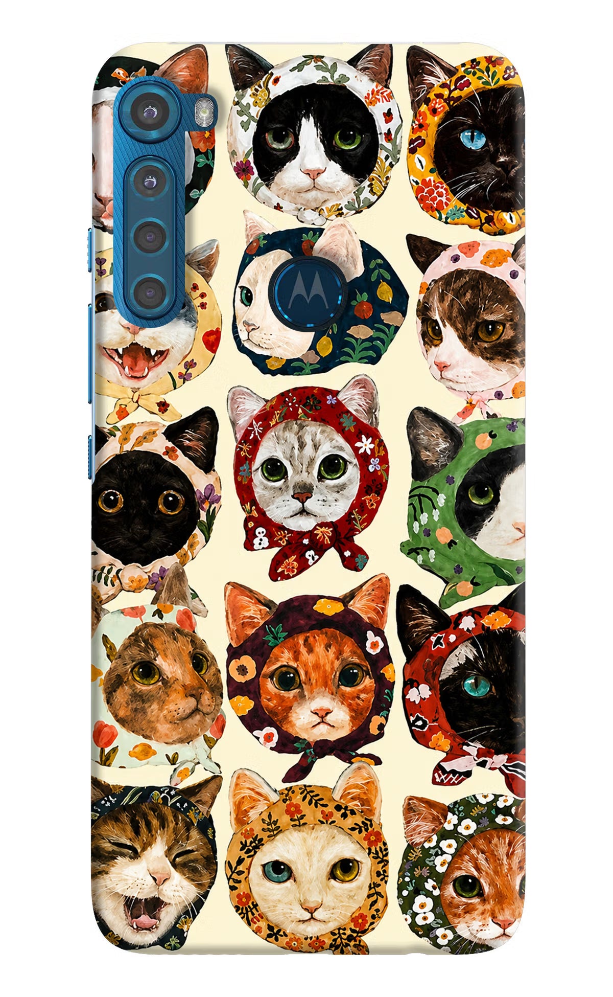 Cool Cat Motorola One Fusion Plus Back Cover