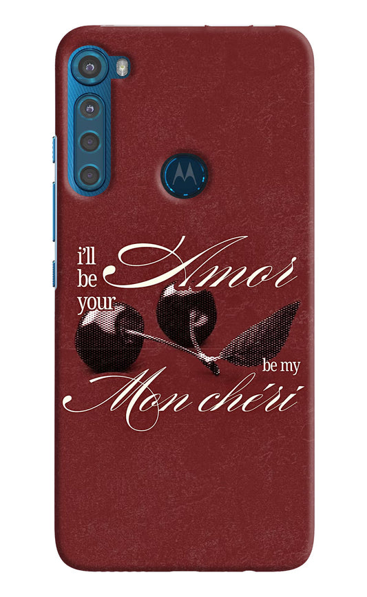 Velvet Cherry Motorola One Fusion Plus Back Cover