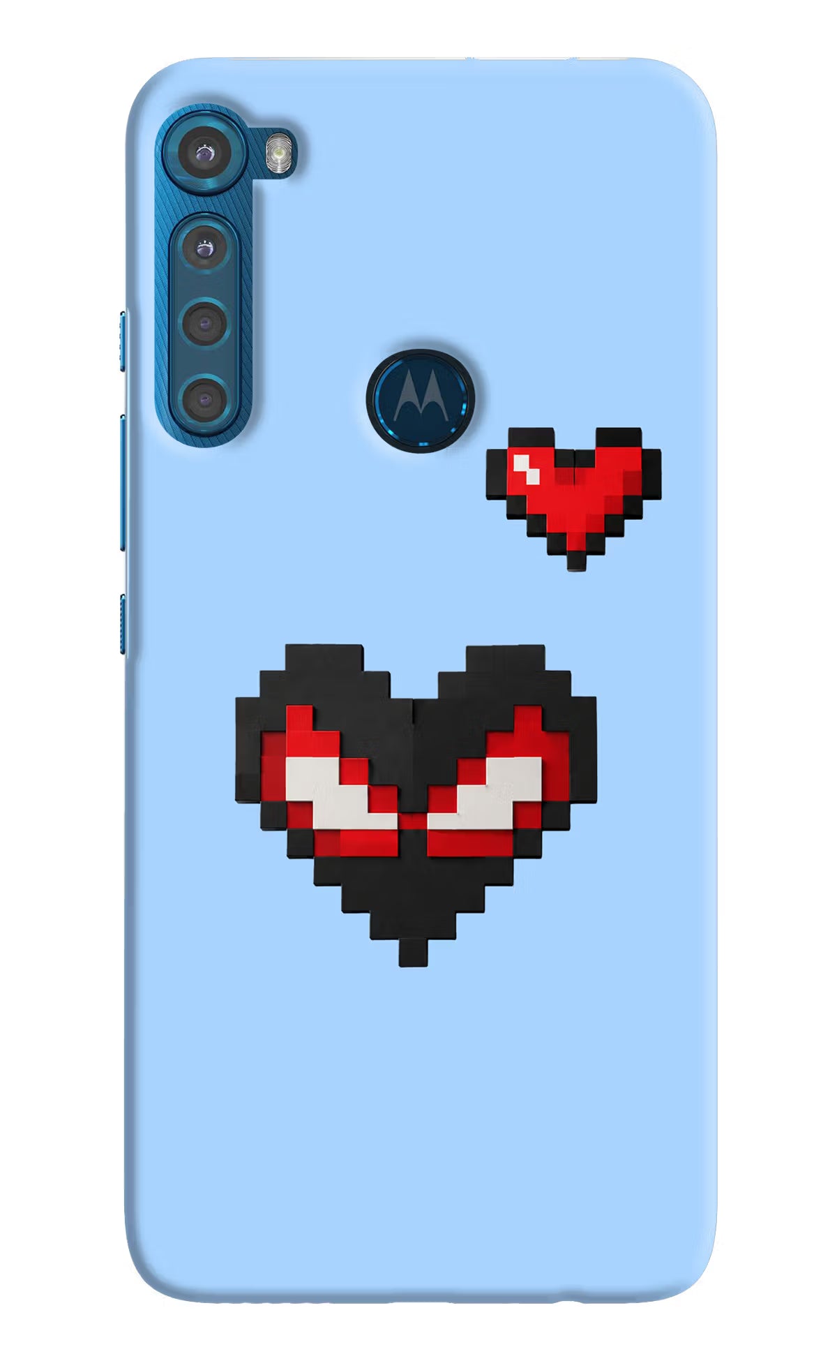 Peter Heart Motorola One Fusion Plus Back Cover