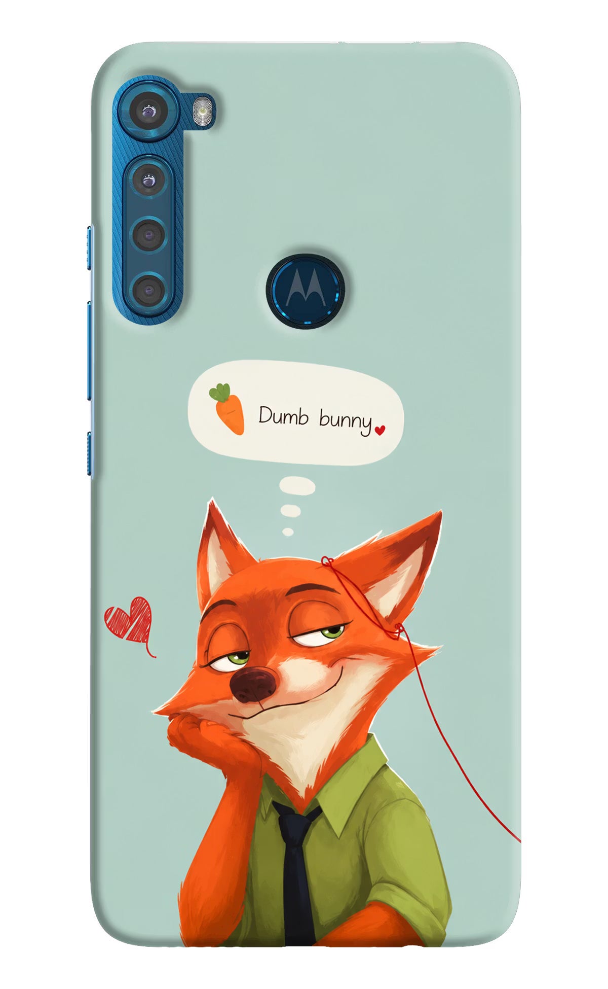 Nick Charm Motorola One Fusion Plus Back Cover