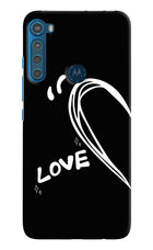 Love Line Motorola One Fusion Plus Hard Case Back Cover by Casekaro