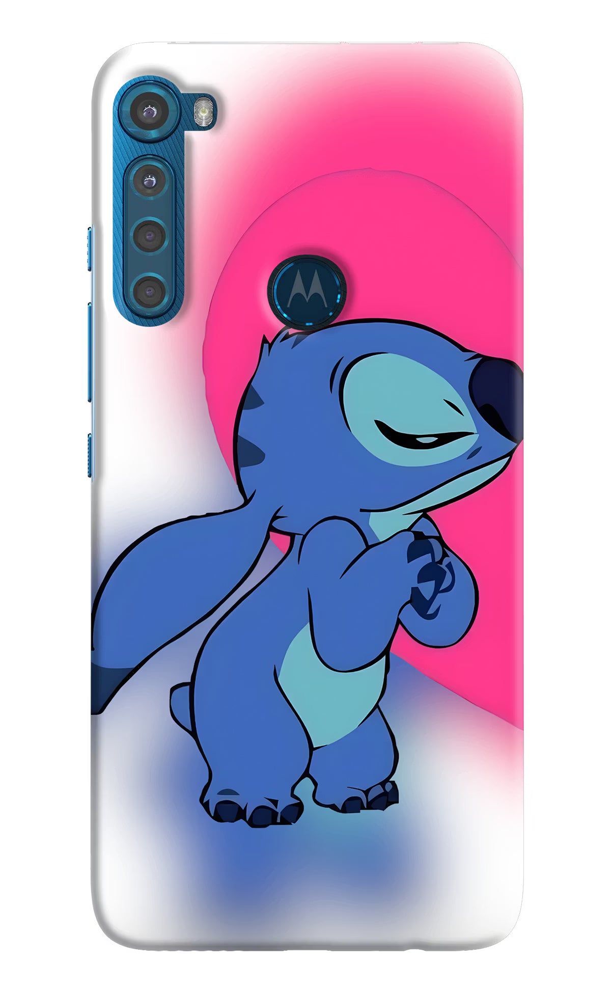 Stitch Hug Motorola One Fusion Plus Back Cover