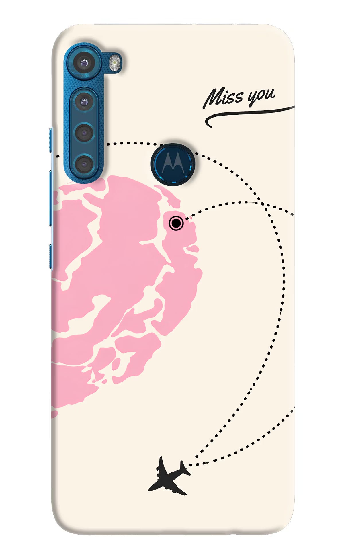 Miss Orbit Motorola One Fusion Plus Back Cover