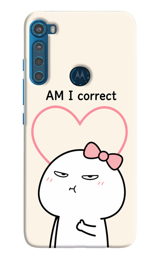 Always Right Motorola One Fusion Plus Hard Case Back Cover by Casekaro
