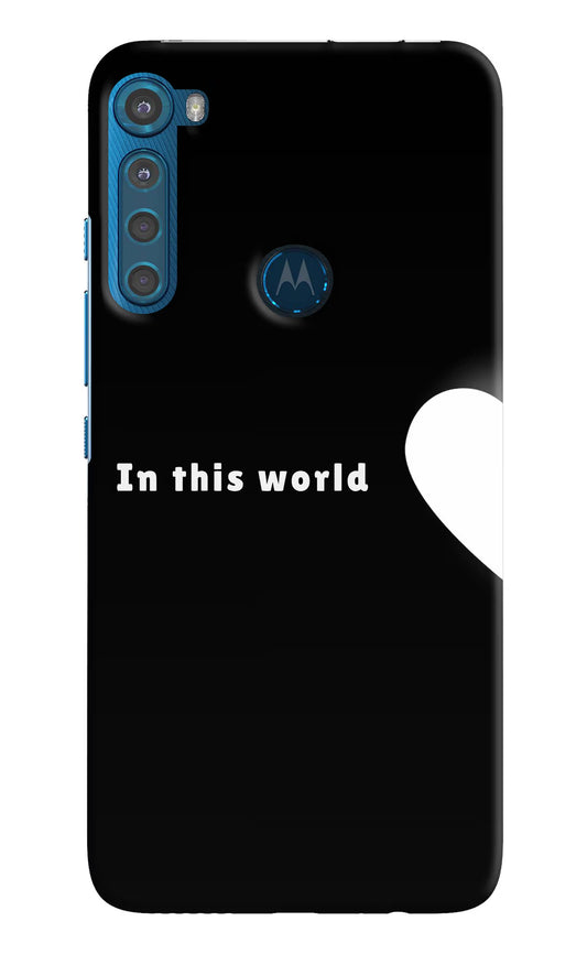 This World Motorola One Fusion Plus Back Cover