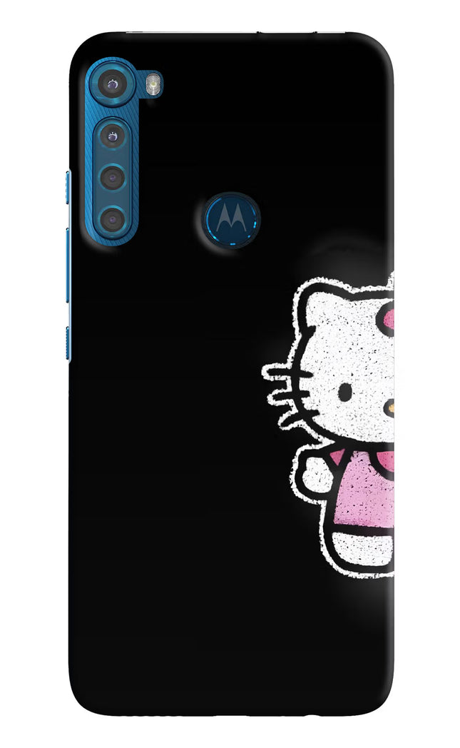 Kitty Charm Motorola One Fusion Plus Hard Case Back Cover by Casekaro