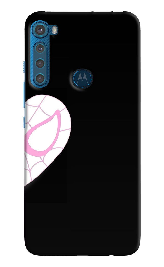 Gwen Mask Motorola One Fusion Plus Hard Case Back Cover by Casekaro