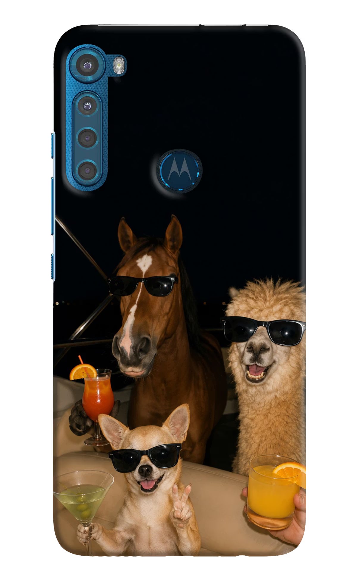 Party Squad Motorola One Fusion Plus Back Cover