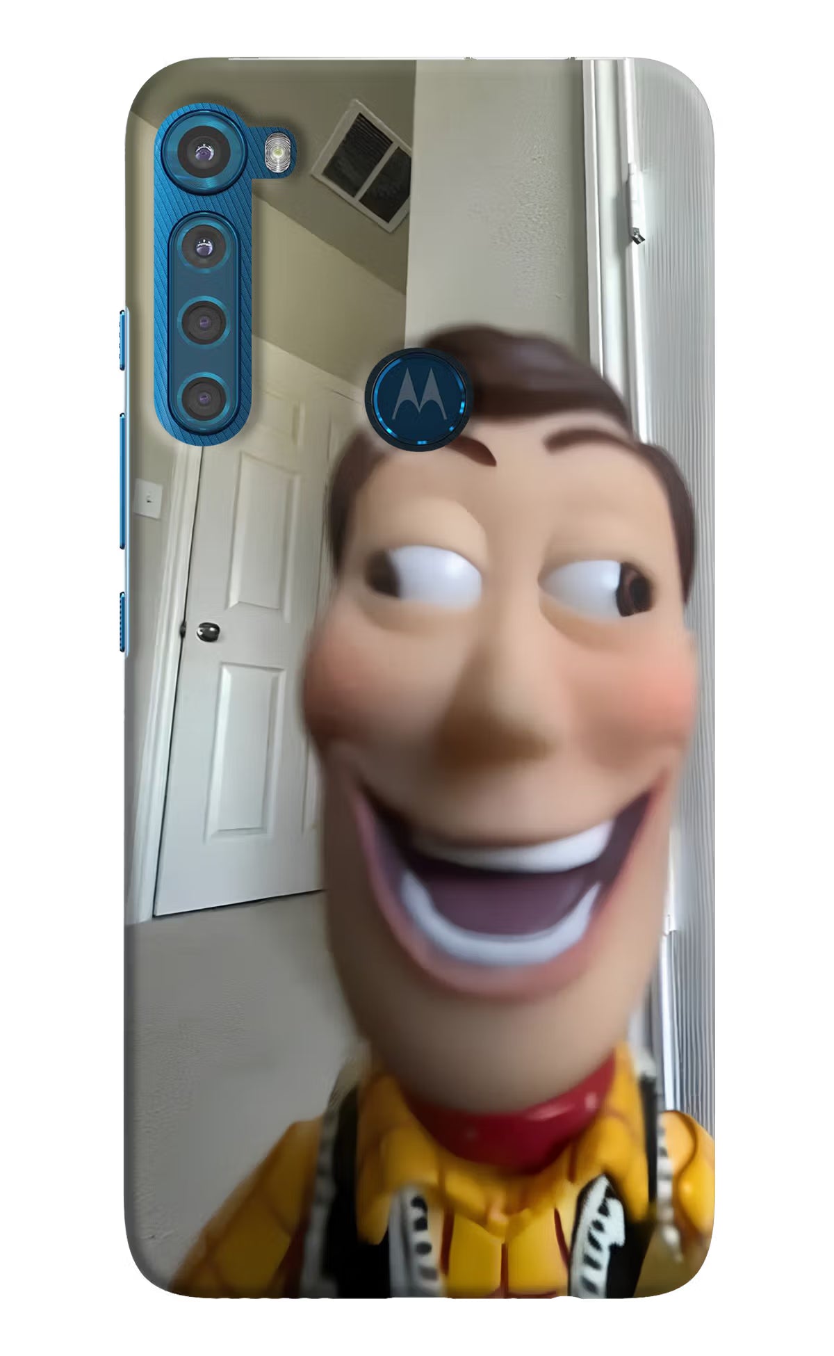 Side Eye Woody Motorola One Fusion Plus Back Cover