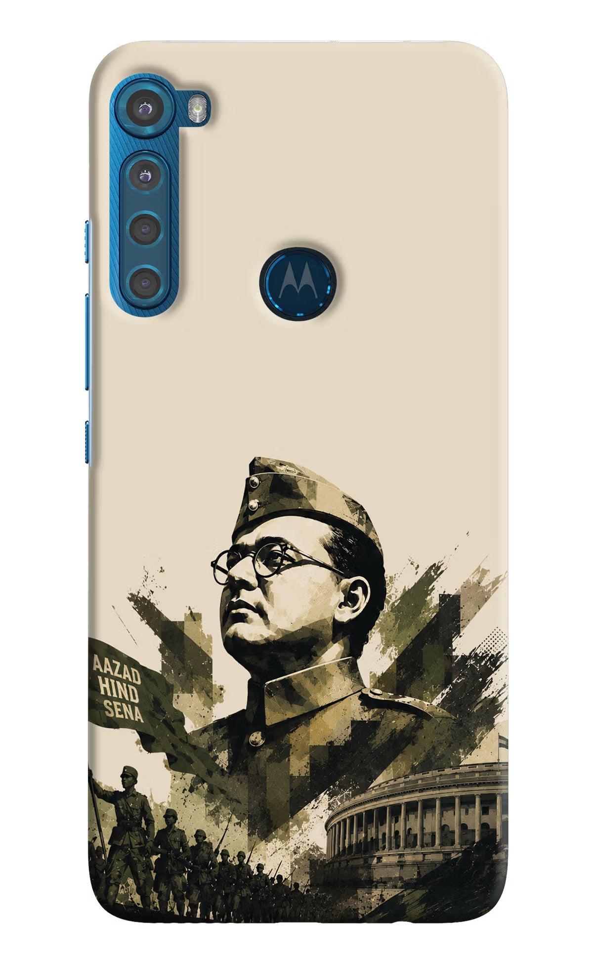 Netaji Rising Motorola One Fusion Plus Back Cover