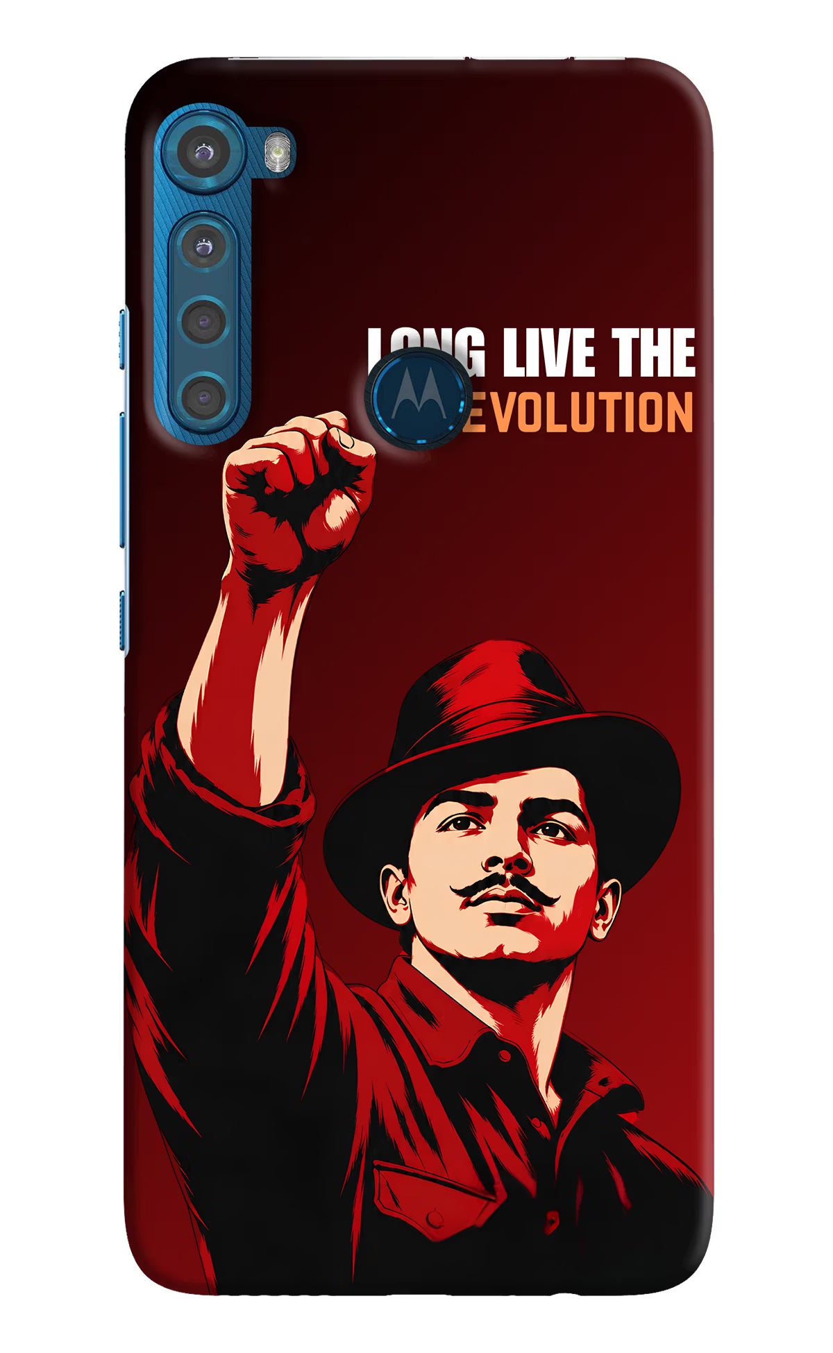 Bhagat Singh Revolution Motorola One Fusion Plus Back Cover