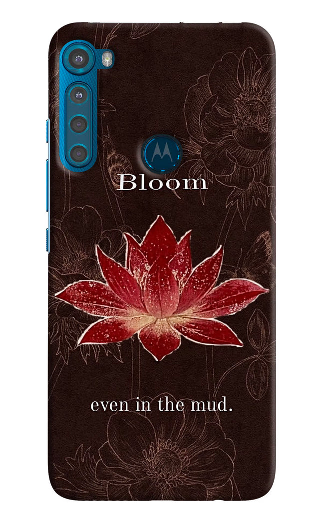 Bloom Motorola One Fusion Plus Hard Case Back Cover by Casekaro