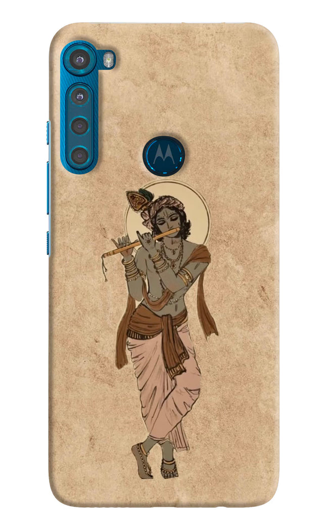 Krishna Motorola One Fusion Plus Hard Case Back Cover by Casekaro