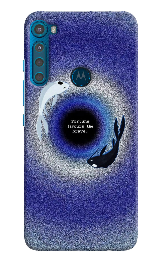 Dark Koi Motorola One Fusion Plus Hard Case Back Cover by Casekaro