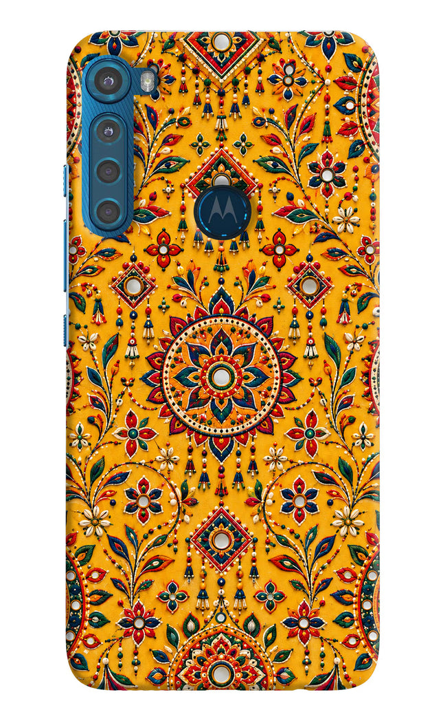 Sunlit Aura Motorola One Fusion Plus Hard Case Back Cover by Casekaro