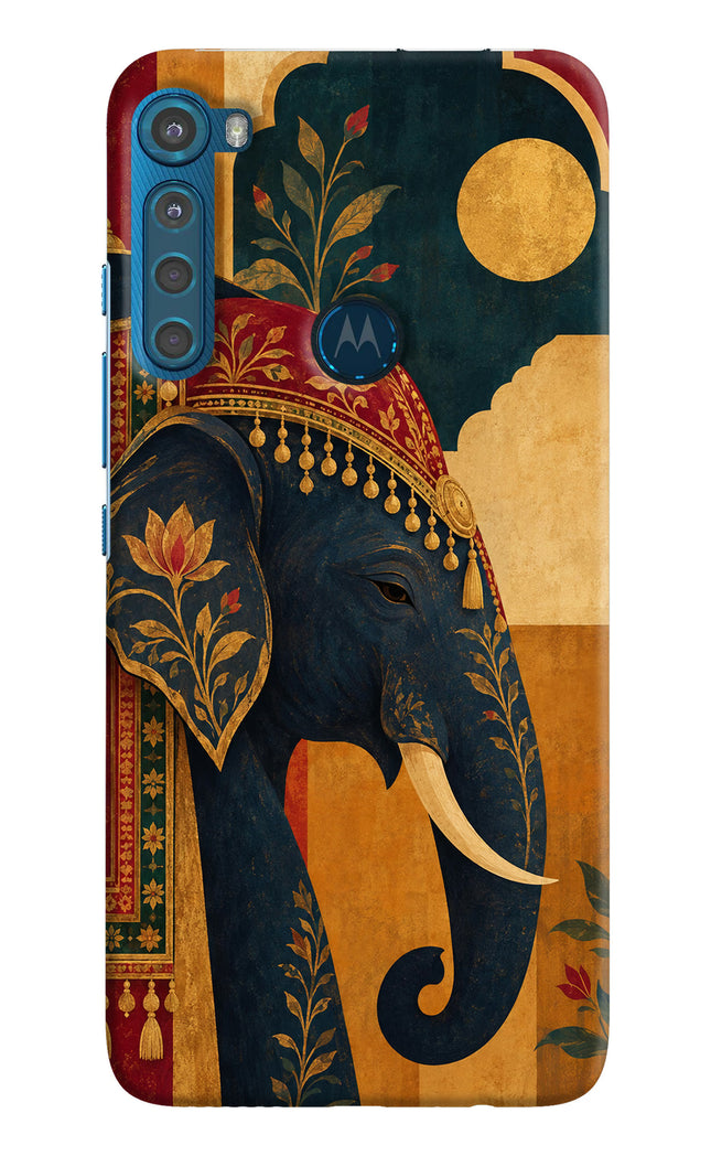 Royal Elephant Motorola One Fusion Plus Hard Case Back Cover by Casekaro